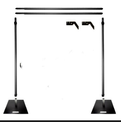 Double bar curtain stand